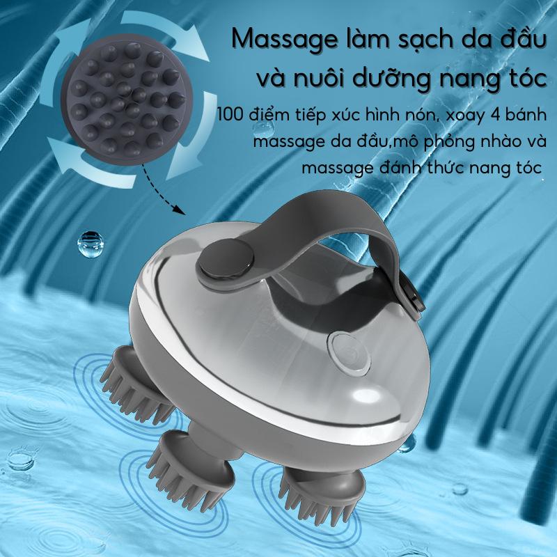 Thiết bị giúp làm sạch da đầu và nuôi dưỡng nang tóc