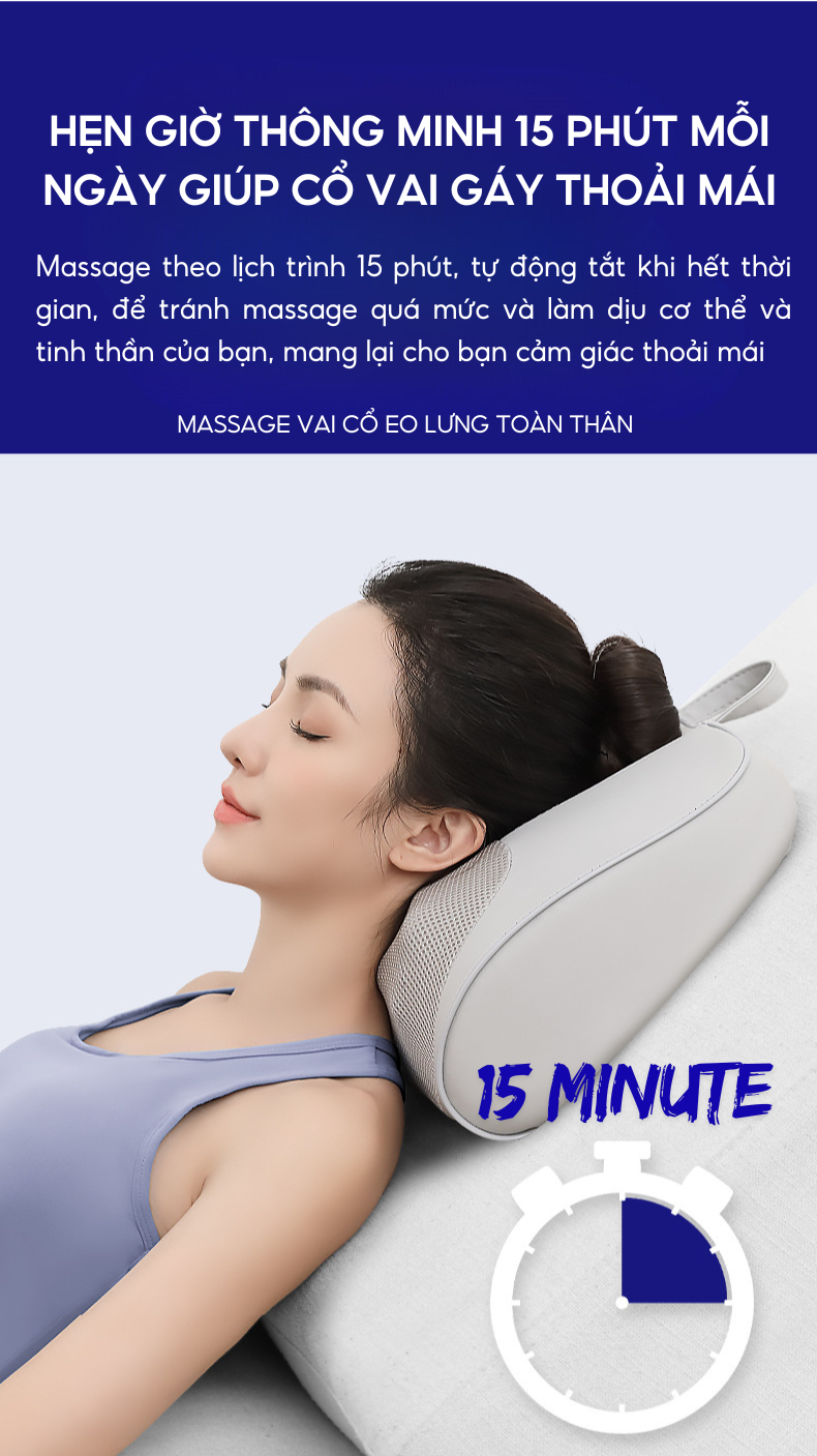 Hẹn giờ thông minh - 15 phút mỗi lần sử dụng