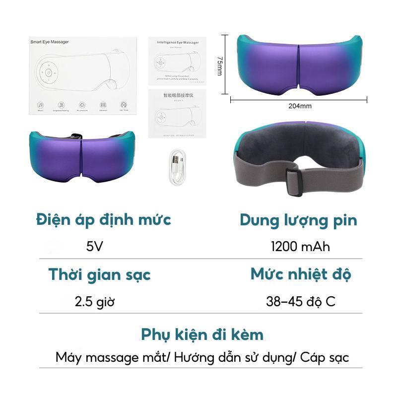 Thông tin chi tiết về máy Massage mắt MSM02