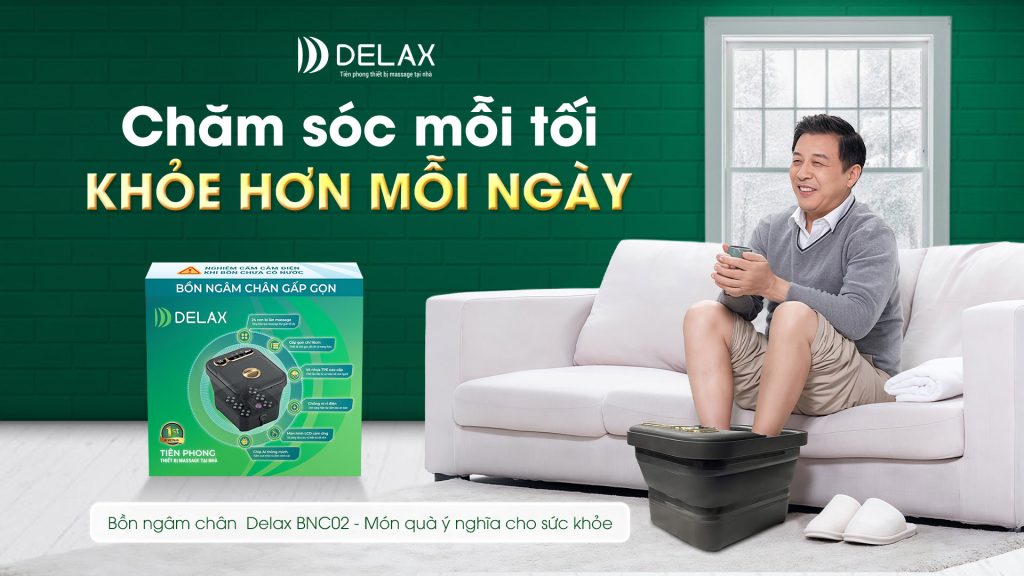 Máy masssage ngâm chân Delax