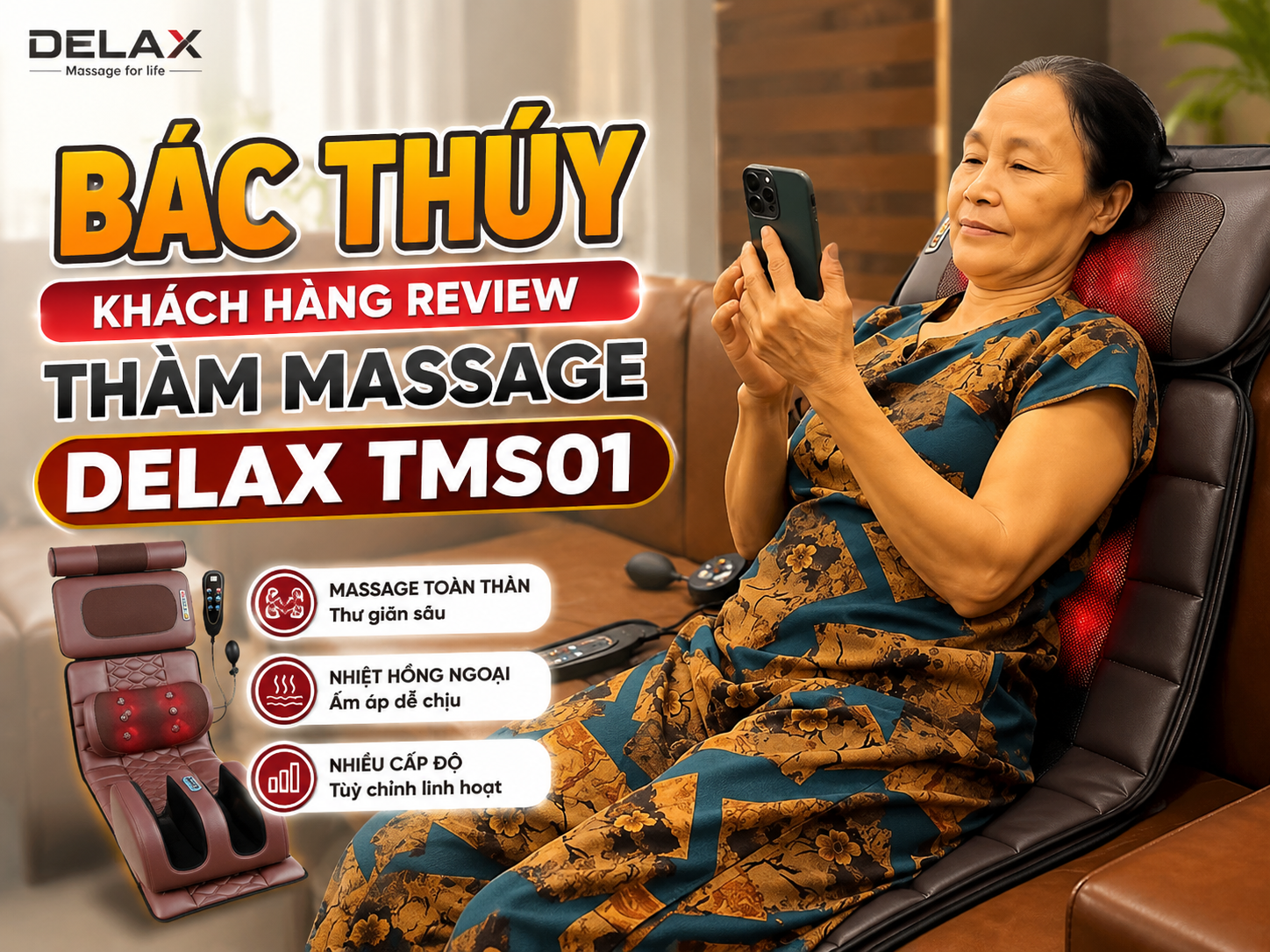 Khách hàng quay video sản phẩm thực tế
